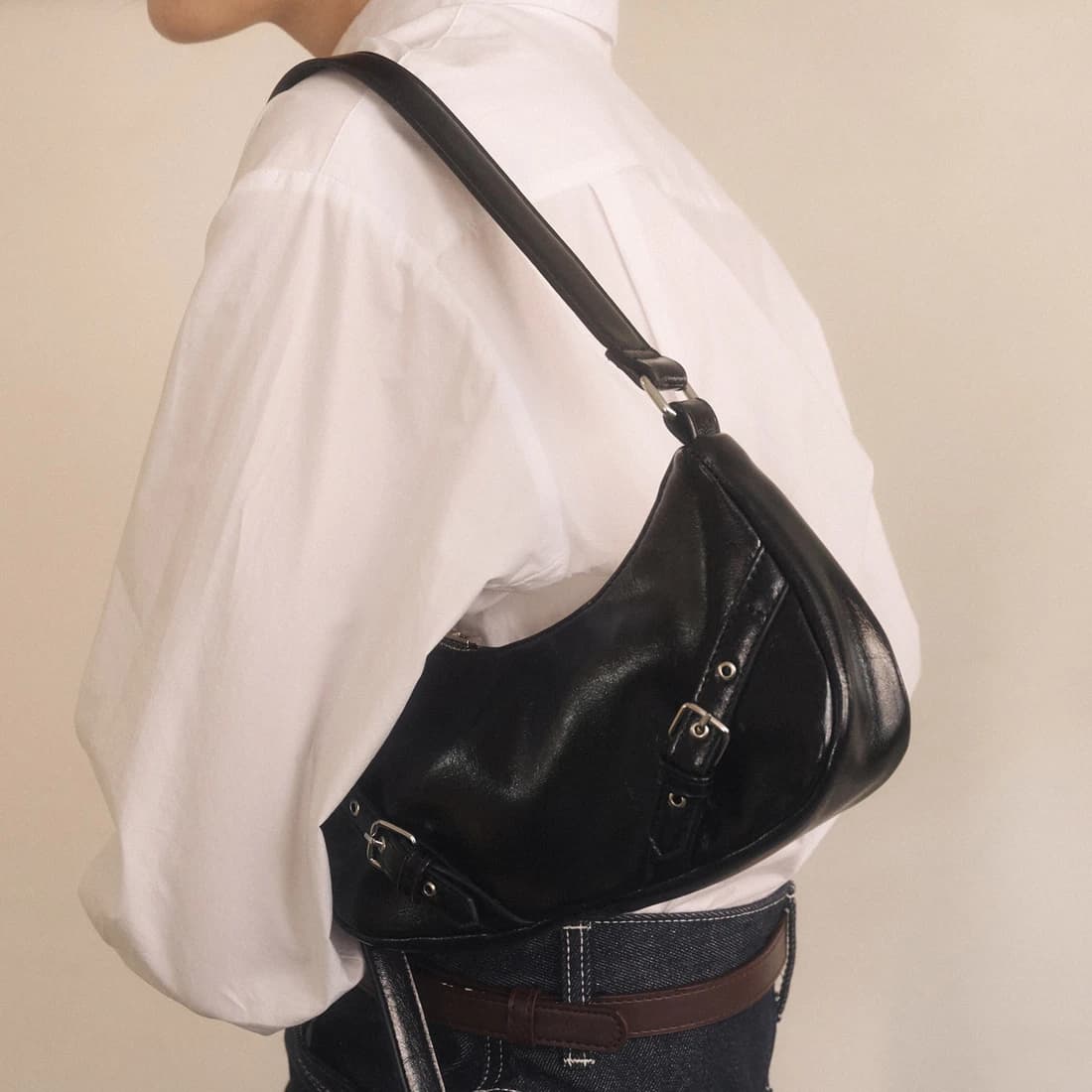 Fog Buckle Bag - Black