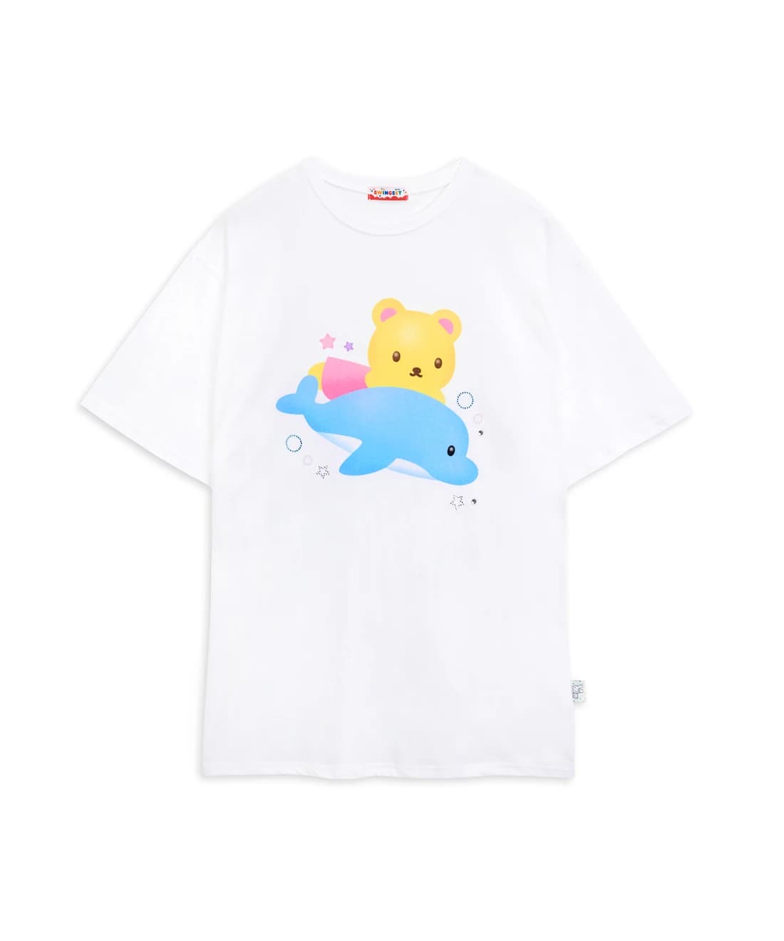 [X YOUNGART] JINI's Dolphin Ride Cubic T-shirt