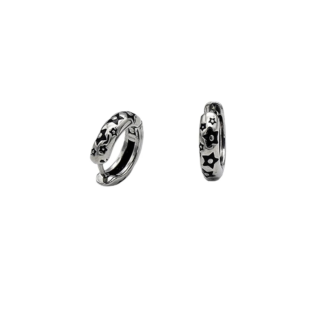 Black star onetouch Earring