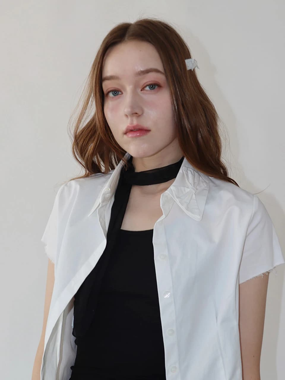 Tiny Dot Scarf (black)