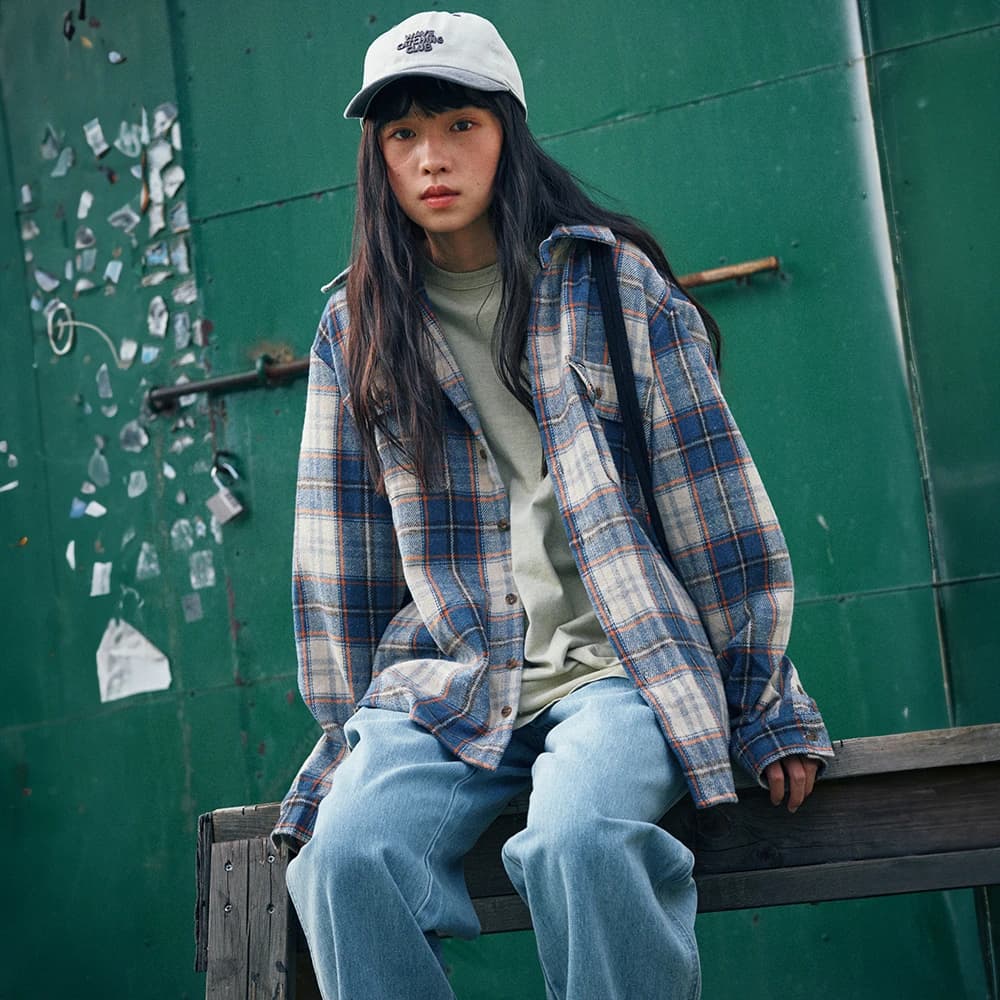 Skoll Check Shirt Blue
