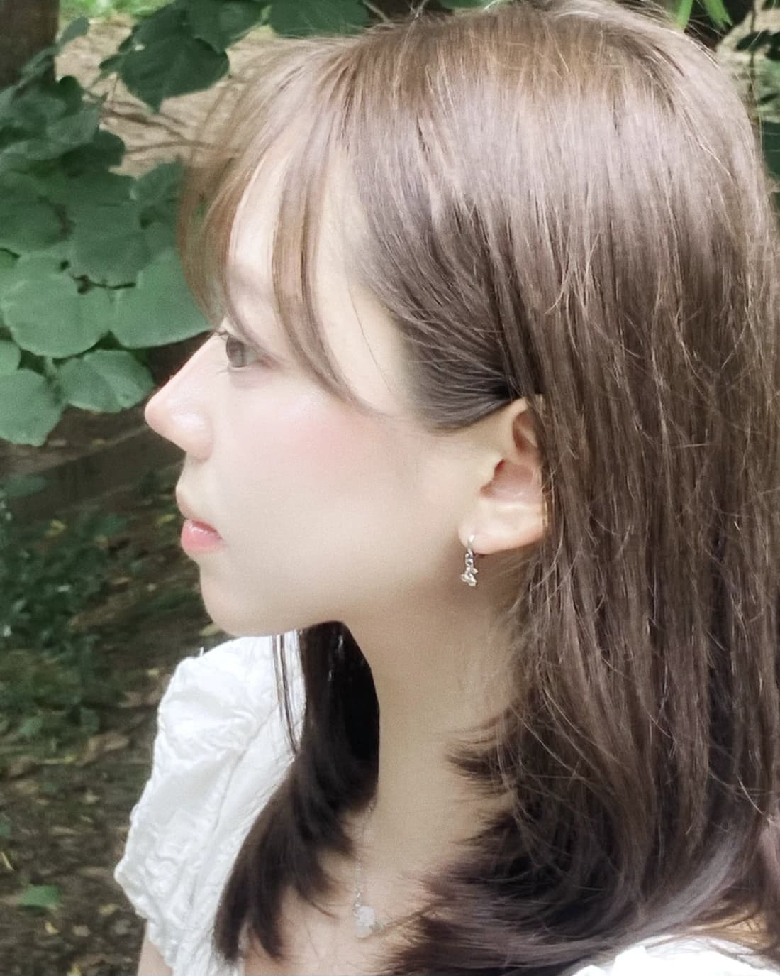 Cherry bite earring