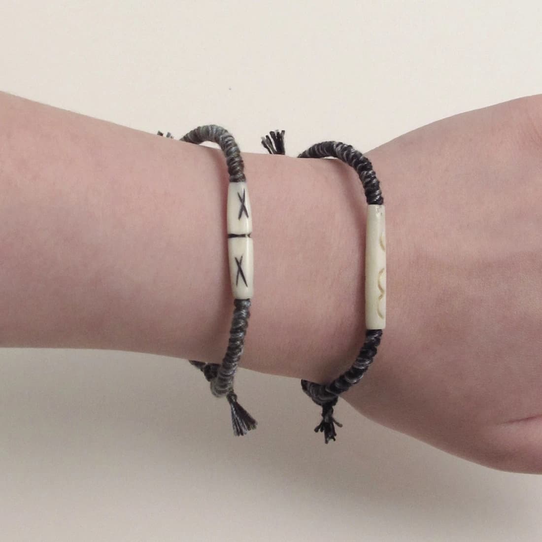 [CCNMADE] BE STRONG / Handmade Thread Wish Bracelet