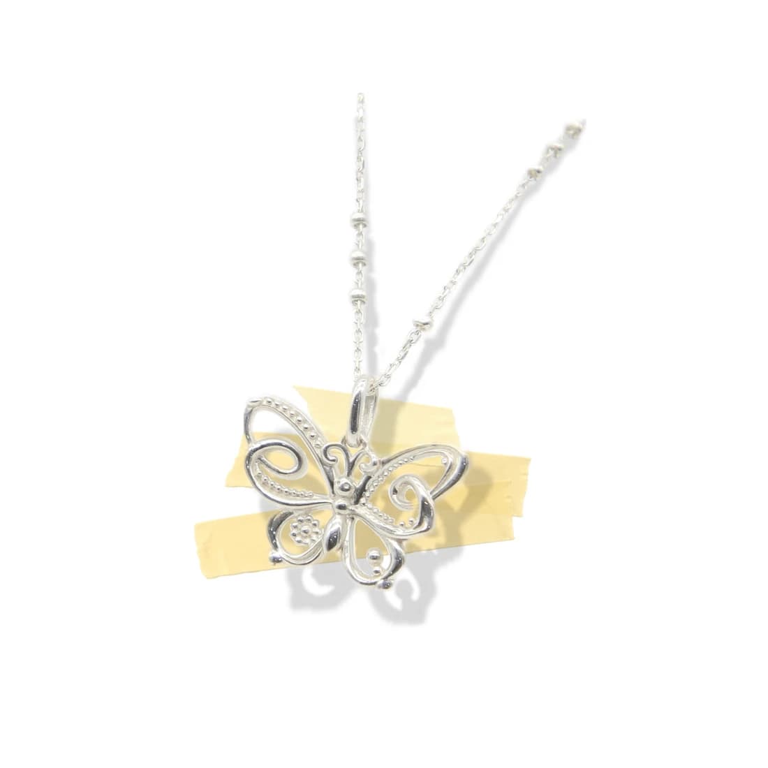 Loose Butterfly Asymmetry Necklace （最初に書き終えたノート）