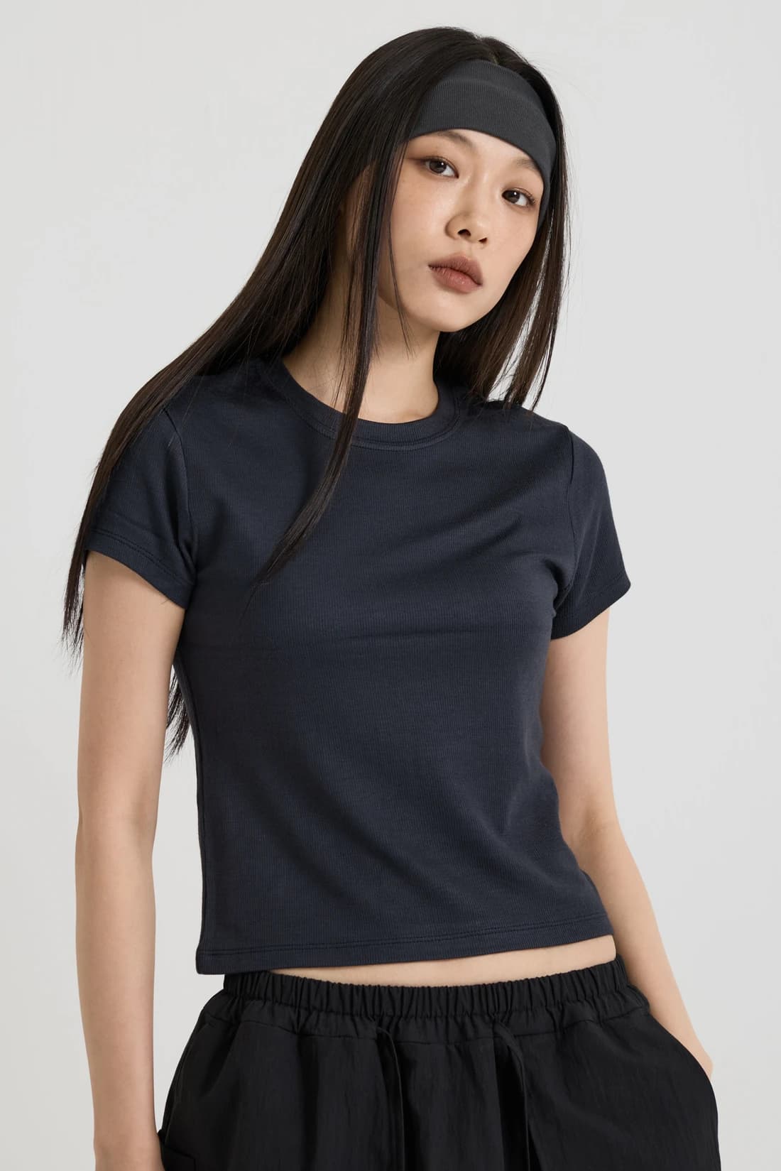 ベイビー Tシャツ - Charcoal