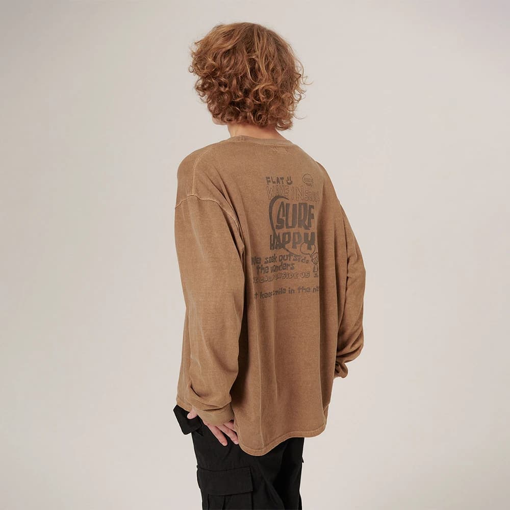 Vyze LongsleeveT-shirt Brown