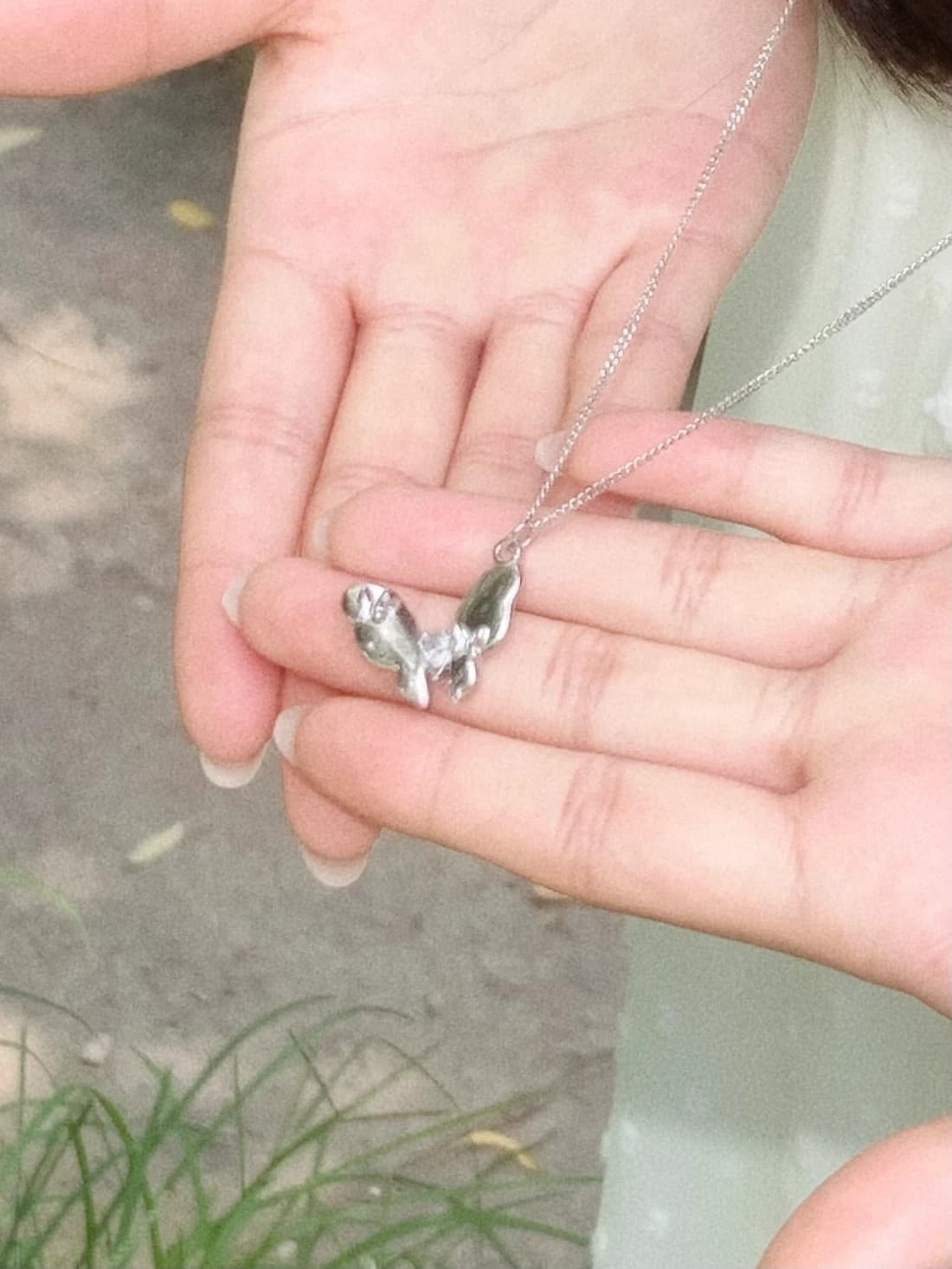 Forest butterfly nekclace