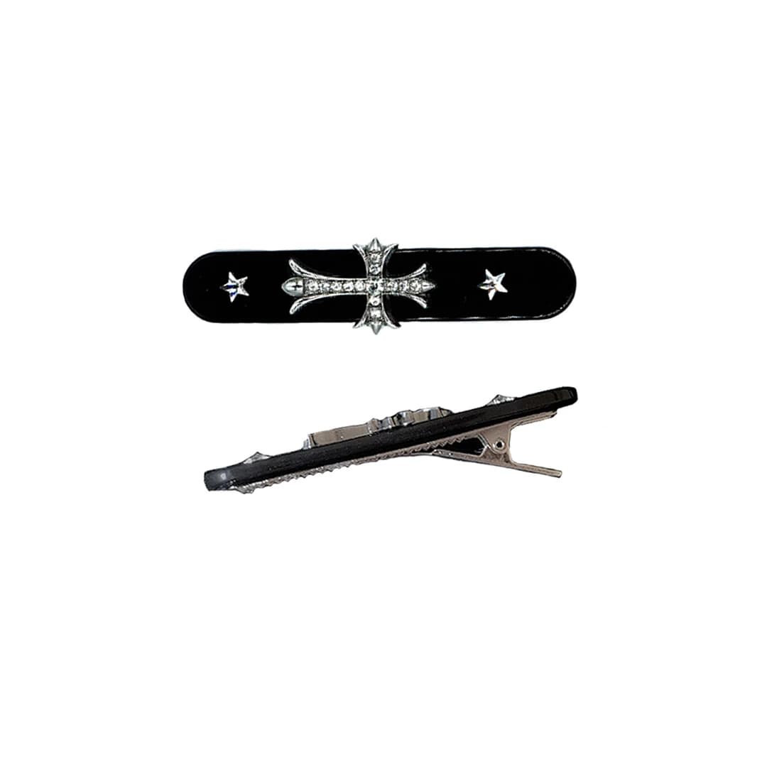 Cross pendant hair clip