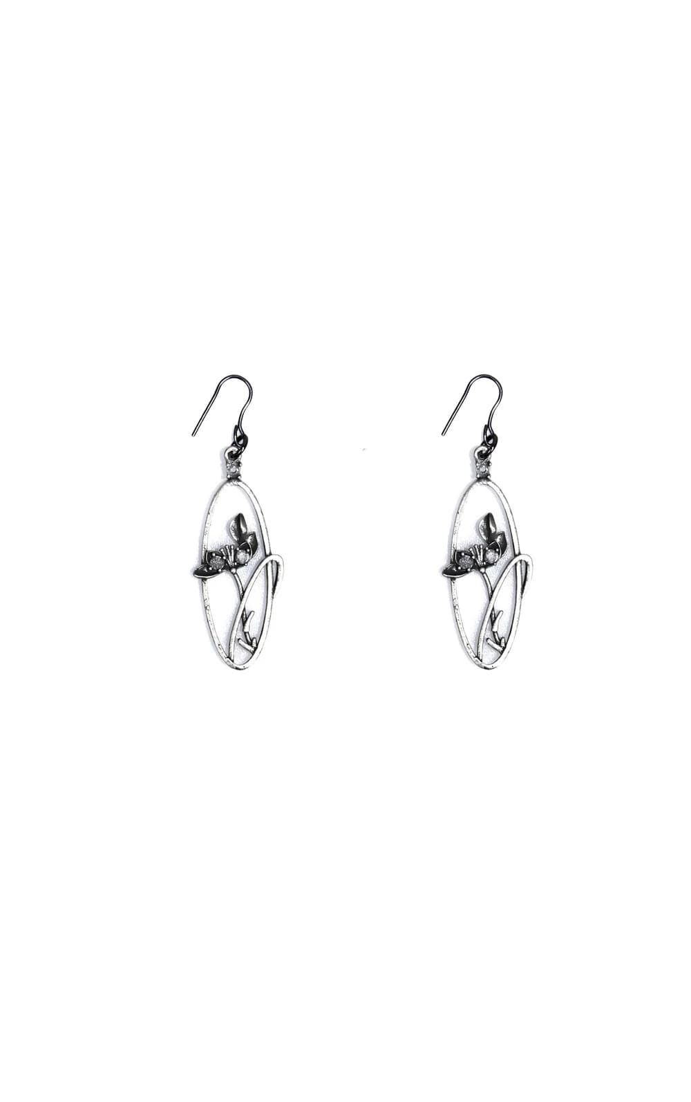 歲寒松柏 アンティークアイリス earring