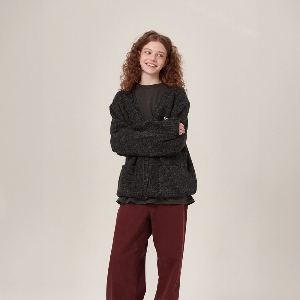 Krea Cardigan Charcoal