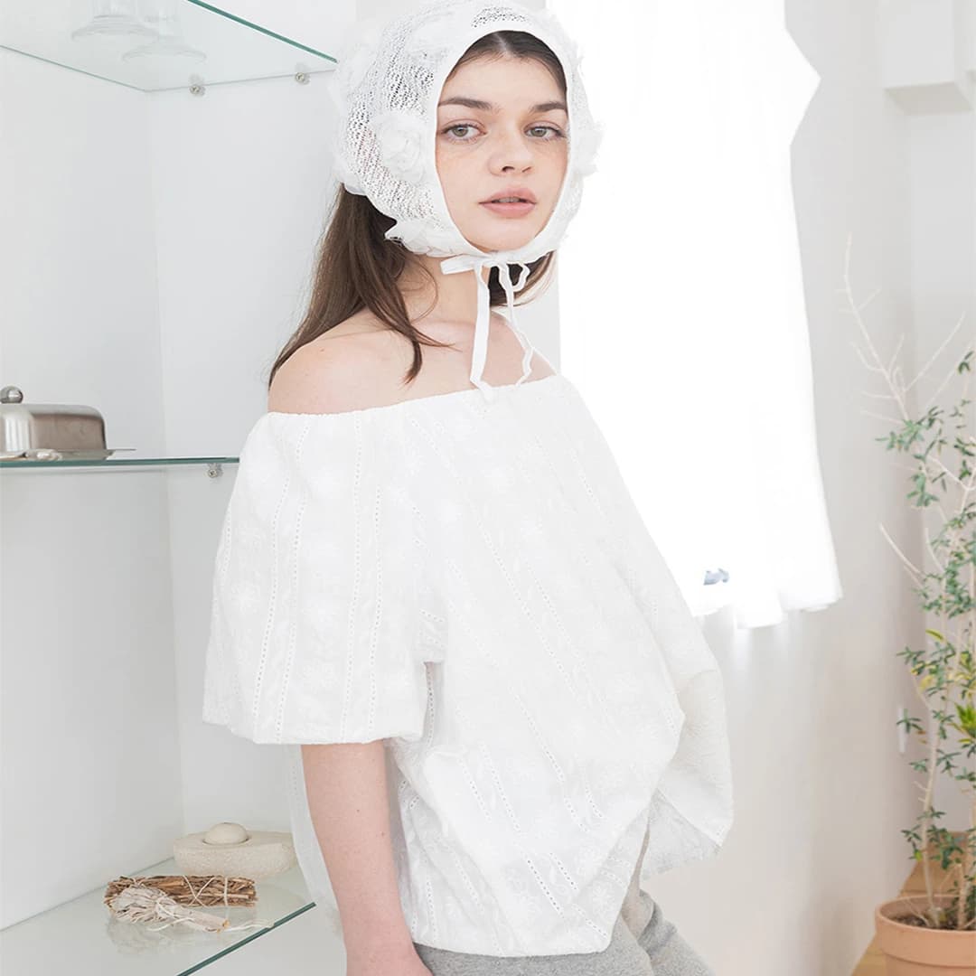 Pumpkin Blouse_white