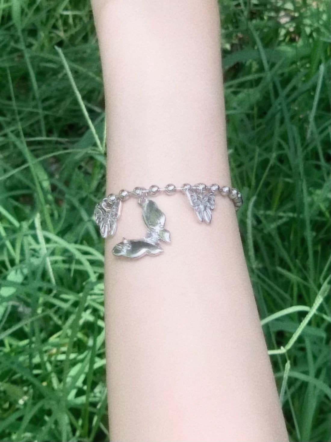 Forest butterfly bracelet