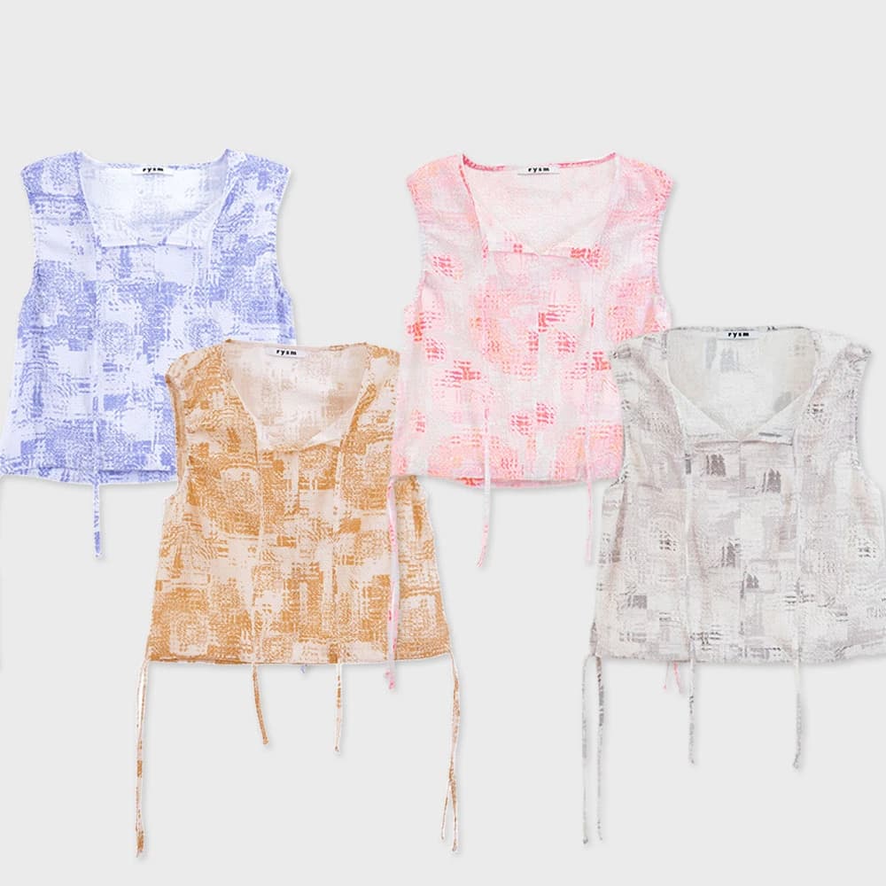 Floret All-day sleeveless top - 4 colors