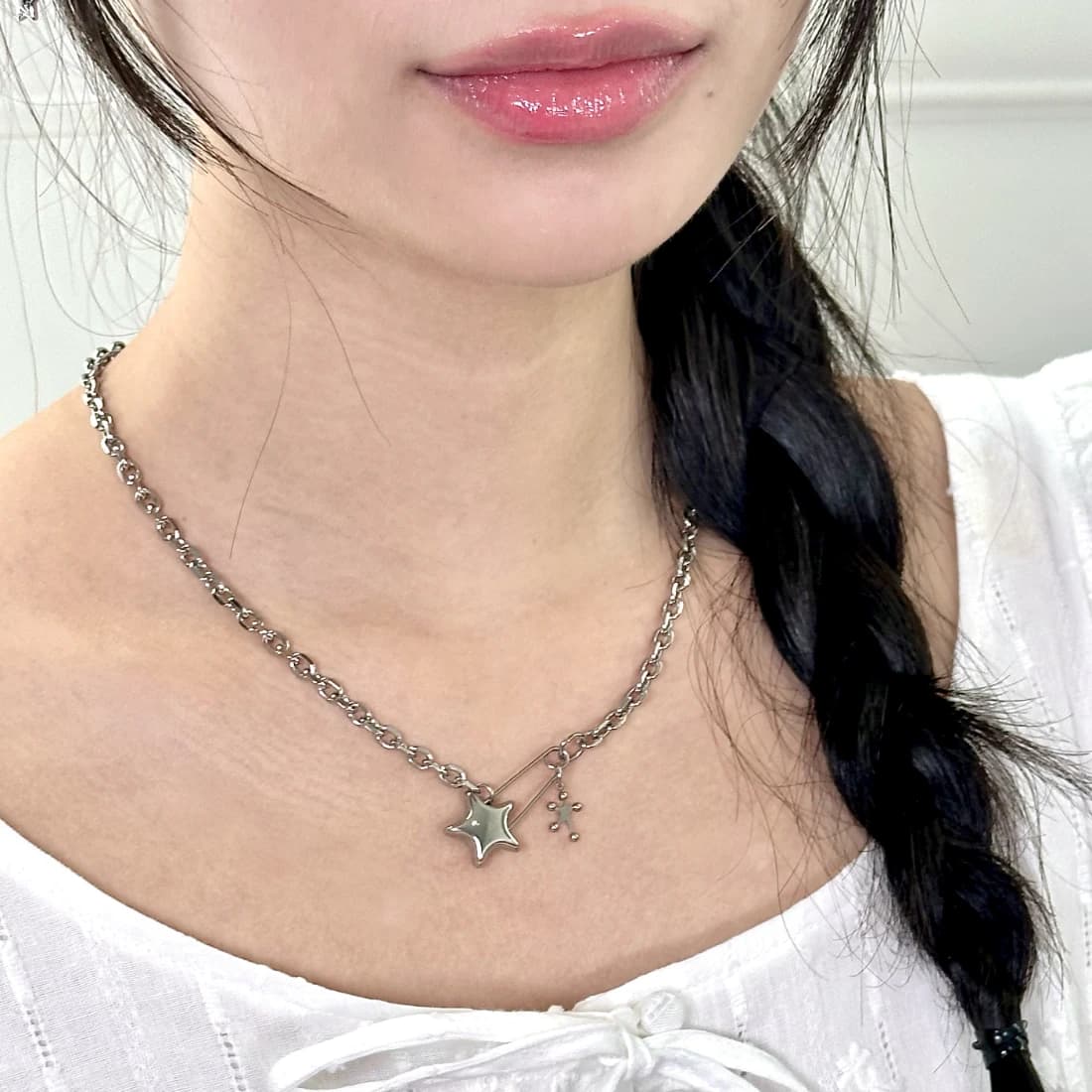 Sparklepin necklace