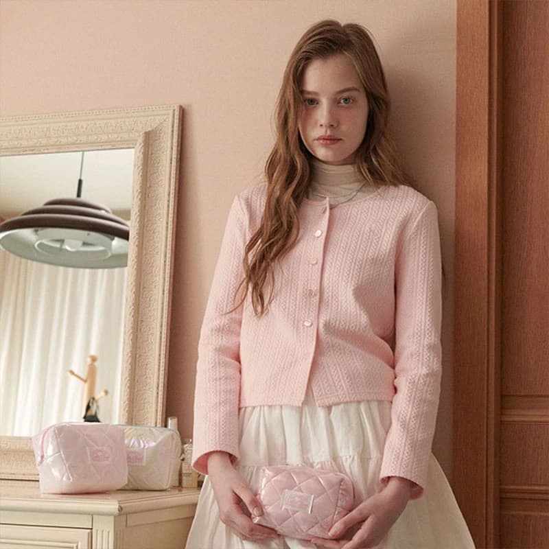 Twist Cardigan - Romantic Pink