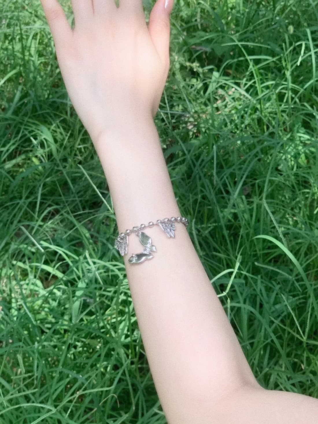 Forest butterfly bracelet