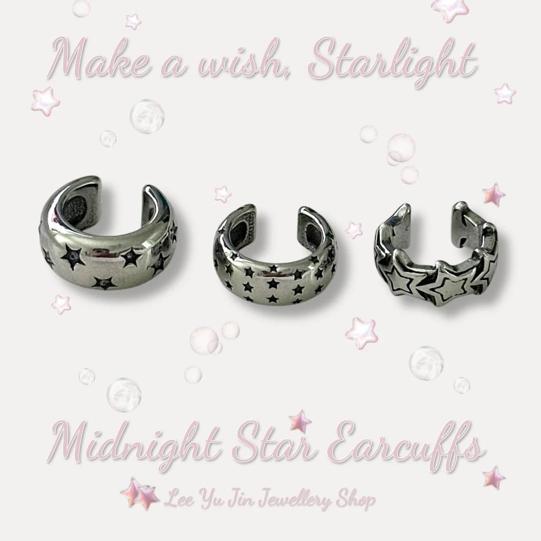 Midnight star ear cuff