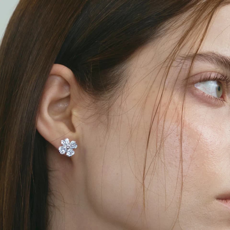 [Silver925] Cetin Clover Earrings