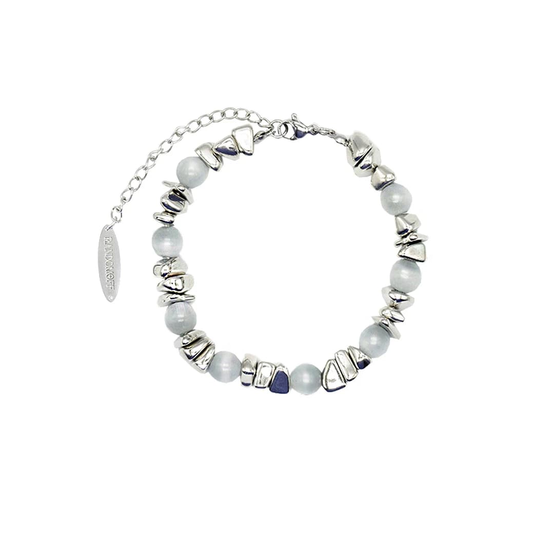 [Celeb Pick] Gray gemstone Bracelet