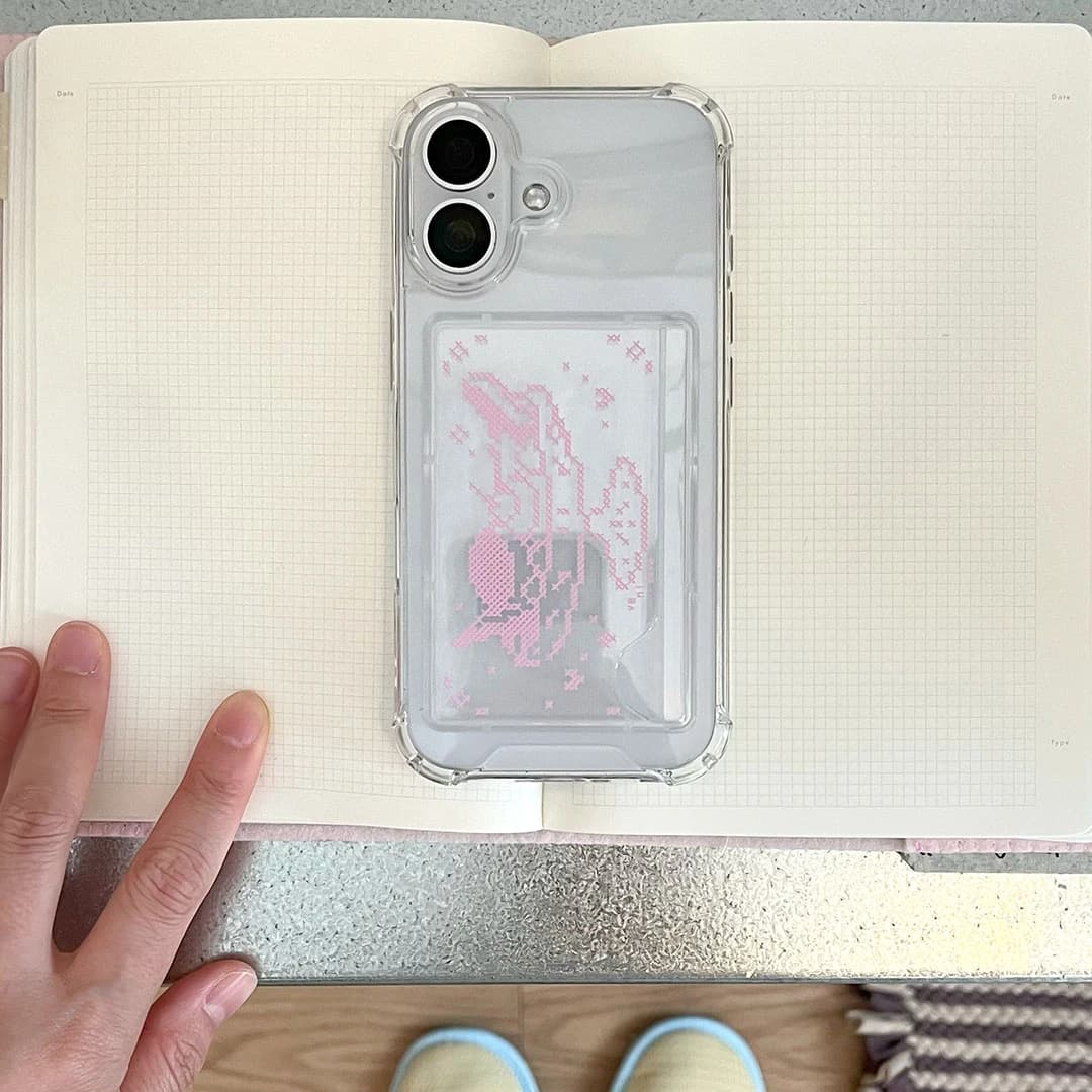 [Jelly Hard Case] Parfait Case - Pink