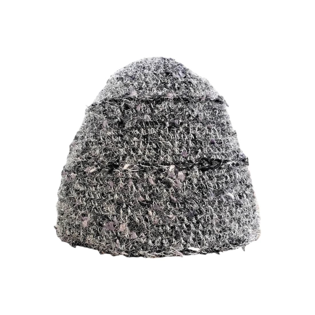 Shimmer Black & Silver Bucket Hat