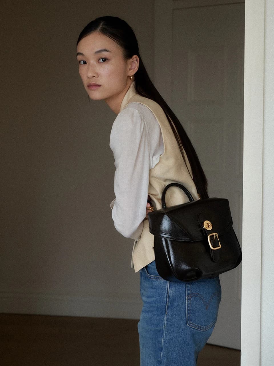 Monde marron cross bag Choco brown
