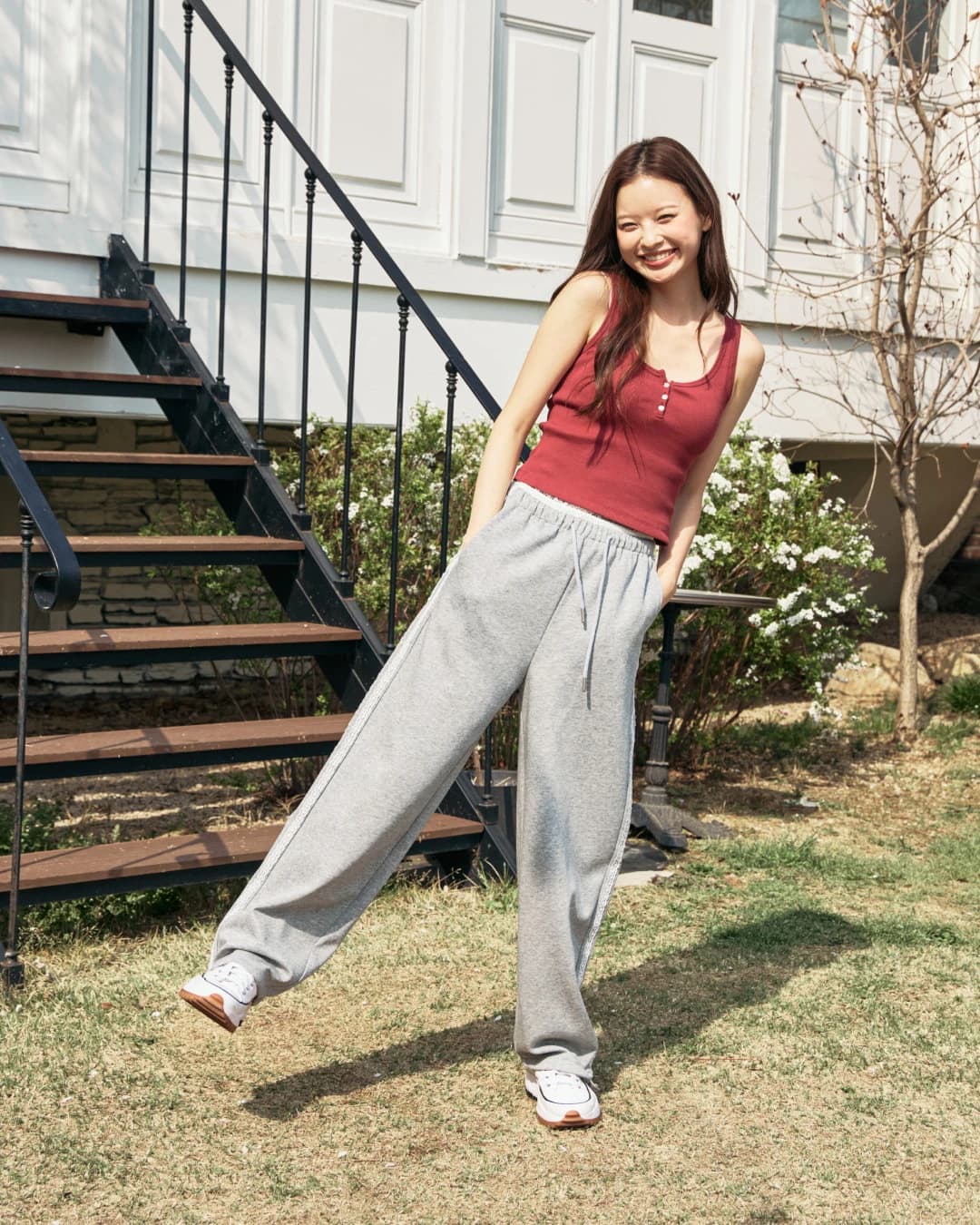 Stella Lace P Wide-leg Pants - 2Color