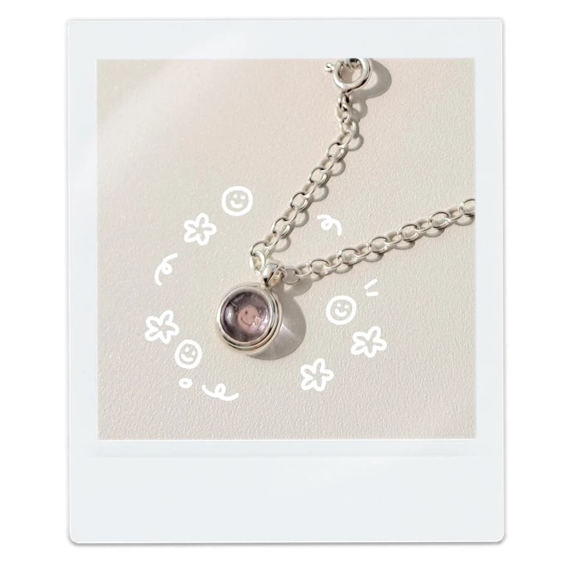 Plop Stone Necklace (ぽちゃん)