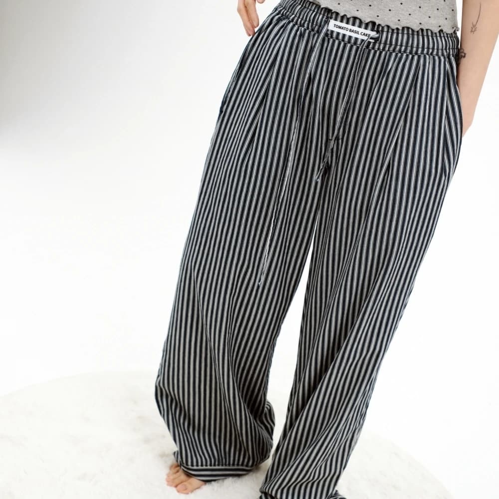 Stripe Pajamas Pants