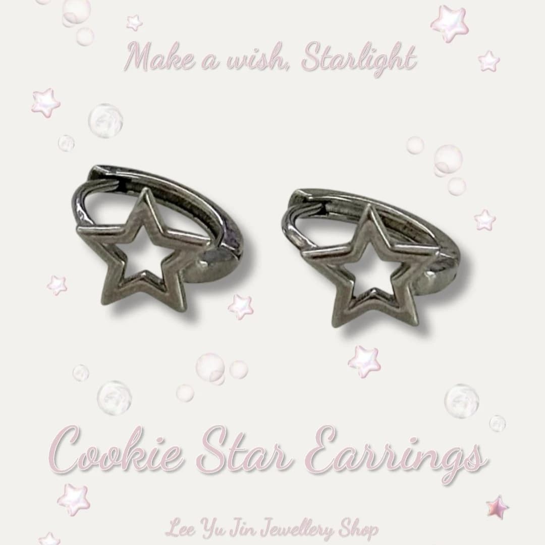 Cookie star earring