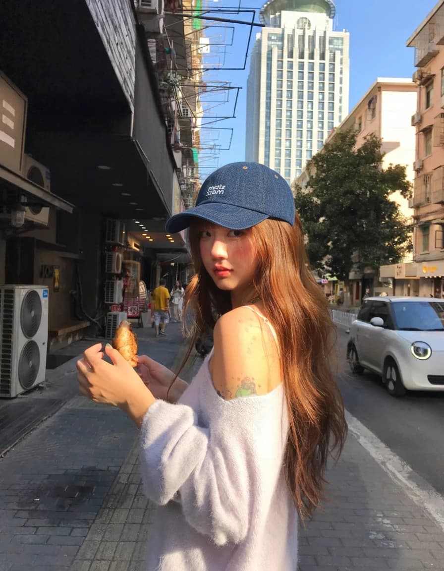 MATZ DENIM CAP BLUE