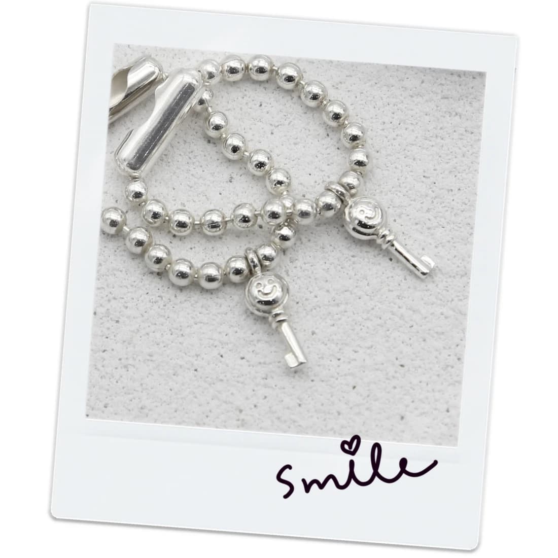 Smile Key Ring ïŒç®ãåãäžç¬ïŒ